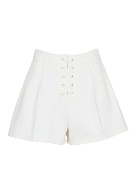Shorts in cotone - Bianco  PYLAM Berenice | Shorts | 22PYLAMWHITE DENIM